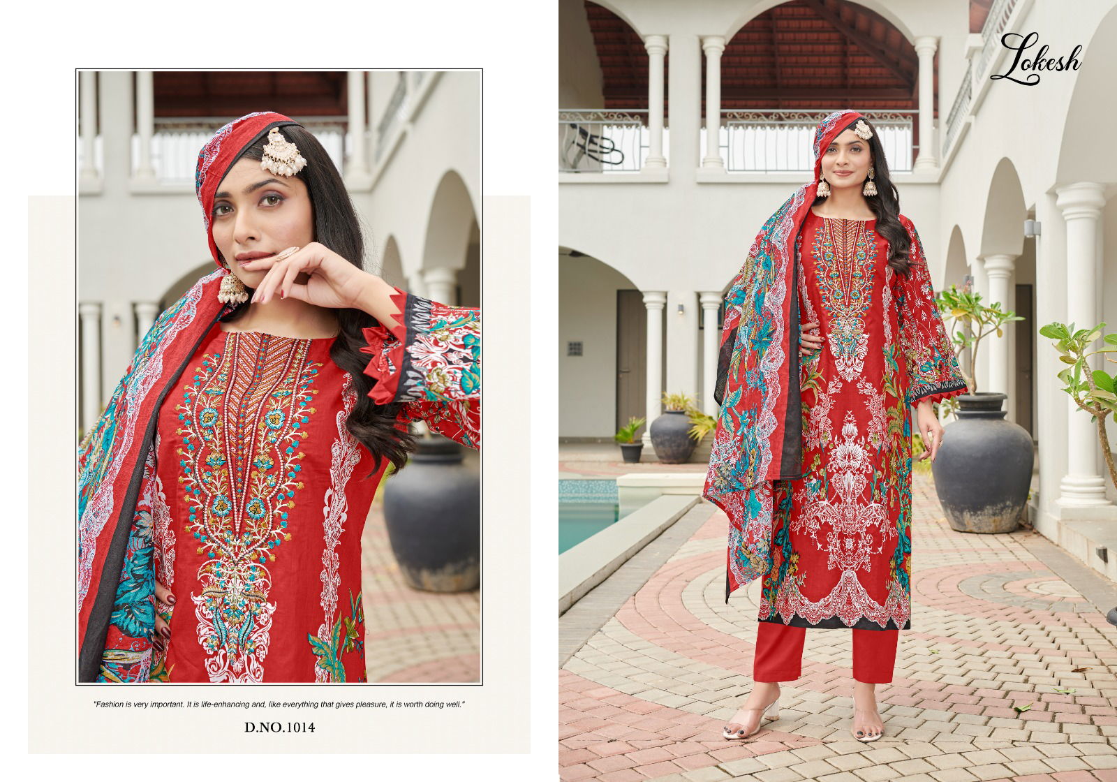 Muskan By Lokesh Cemric Cotton Printed Dress Material Exporters In India
